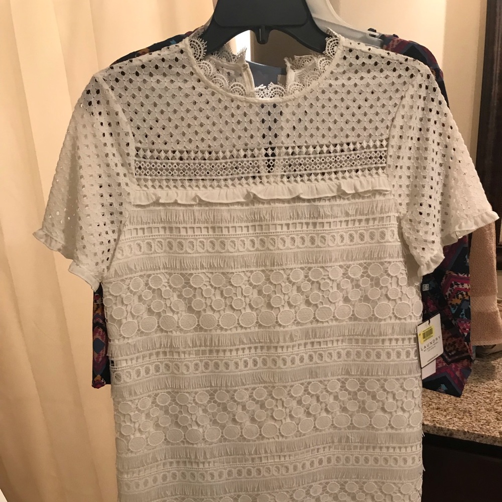 Laundry by Shelli Shegal White dress